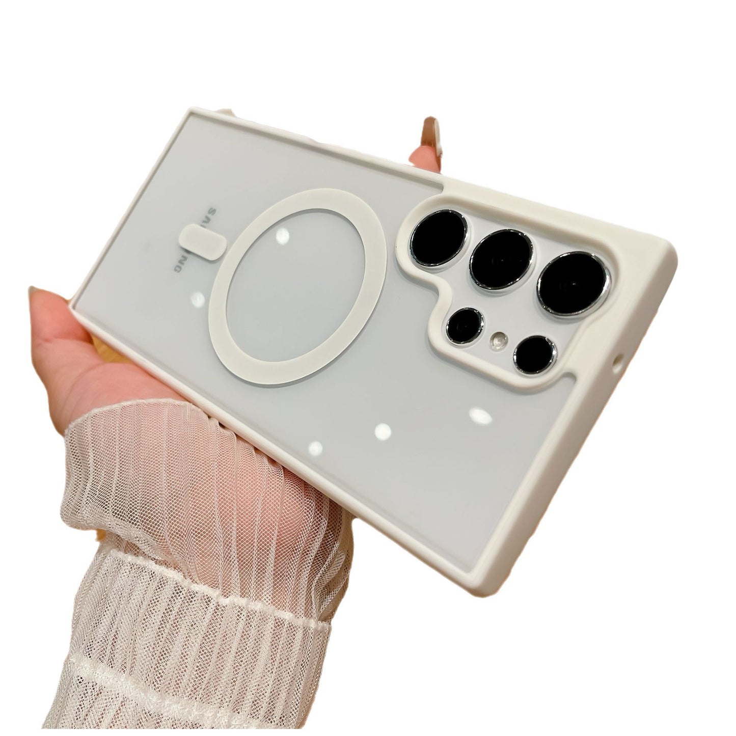 Samsung Ultra Series Transparent Acrylic Cover with Superior Drop-Resistant  (Exclusive)