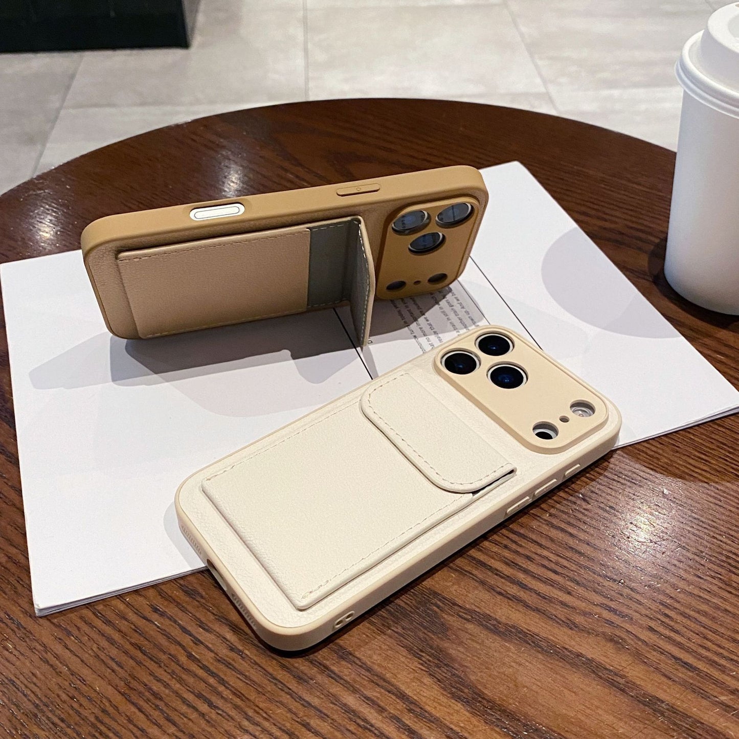 Apple Iphone Card Holder Can Be Used as a Stand Case (Exclusive)