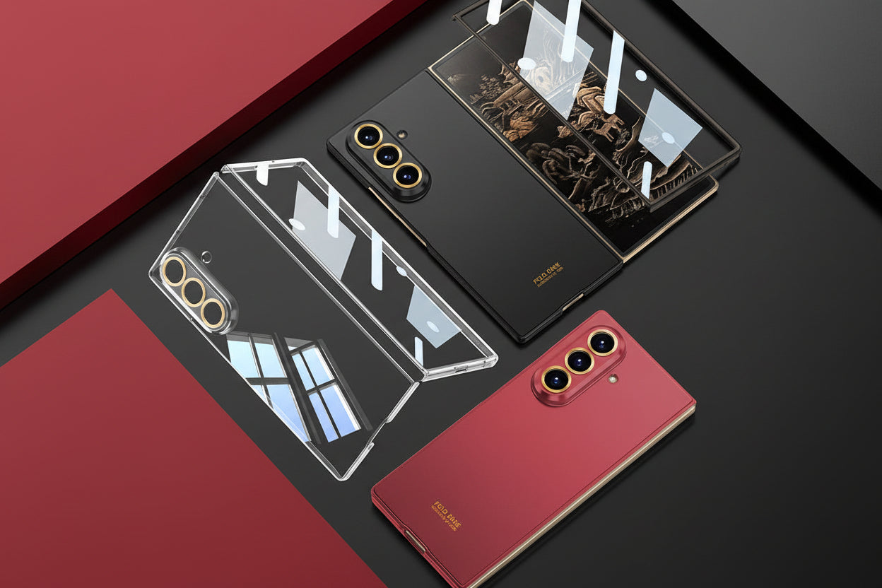 Samsung Fold series Pure Color Silk-Like Ultra-Thin Foldableing Screen Case Film Integrated Protective Cover (Exclusive)