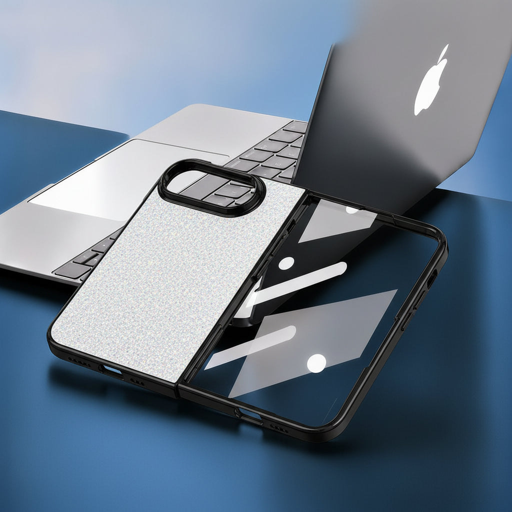 Apple iphone Ultra fold rhinestone folding phone case (Exclusive)