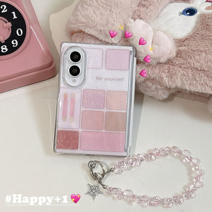 Samsung Fold girly epoxy powder palette Case (Exclusive)