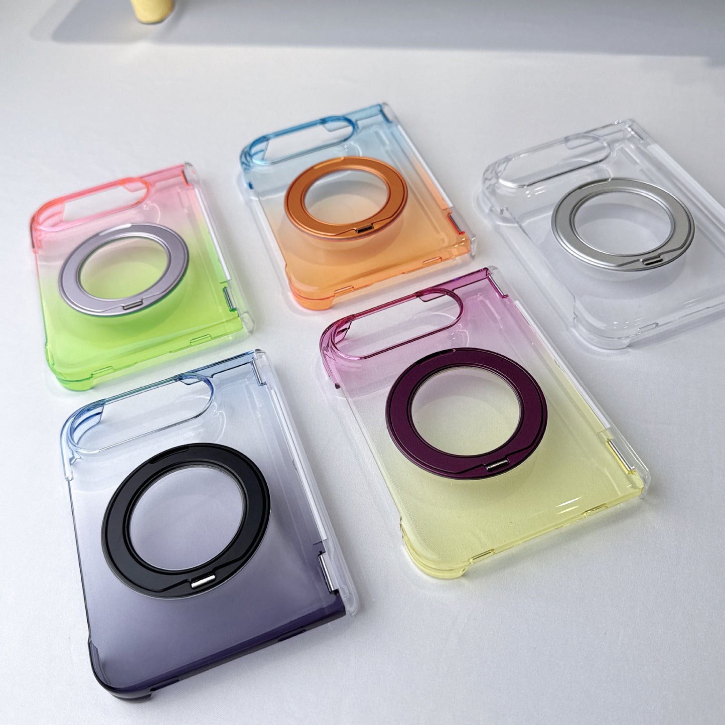 Apple iPhone Ultra fold phone case, gradient magnetic stand case (Exclusive)