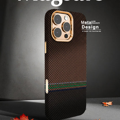 Apple iphone Carbon Fiber Pattern Kevlar Phone Case (Exclusive)