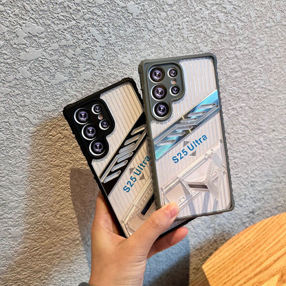 Samsung Ultra series Transparent kick stand cover (Exclusive)