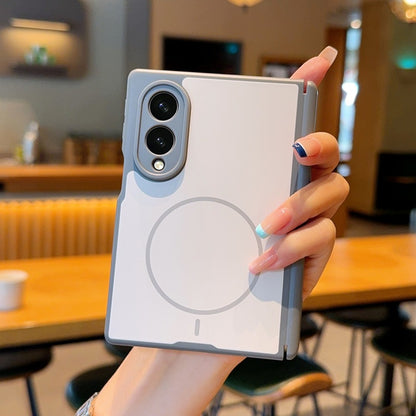 Samsung Fold series Magnetic Dual Axis Skin-Like Silicone case (Exclusive)