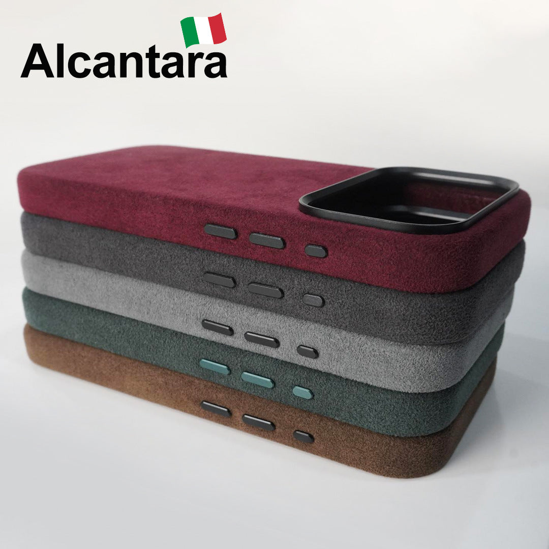Apple Iphone series Suitable Alcantara Mobile Phone Case (Exclusive)