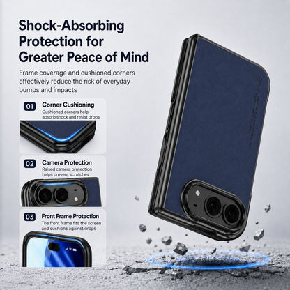 Apple Iphone Ultra Fold screen folding phone screen protector retro sheepskin case (Exclusive)