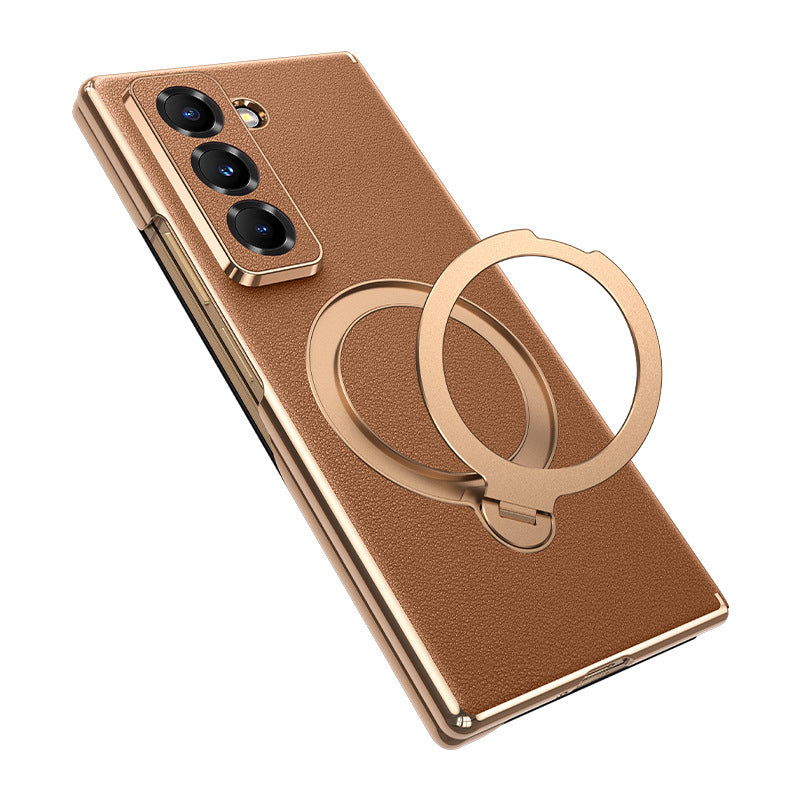 Samsung Fold series Genuine Leather Business Flip Cover Case (Exclusive)