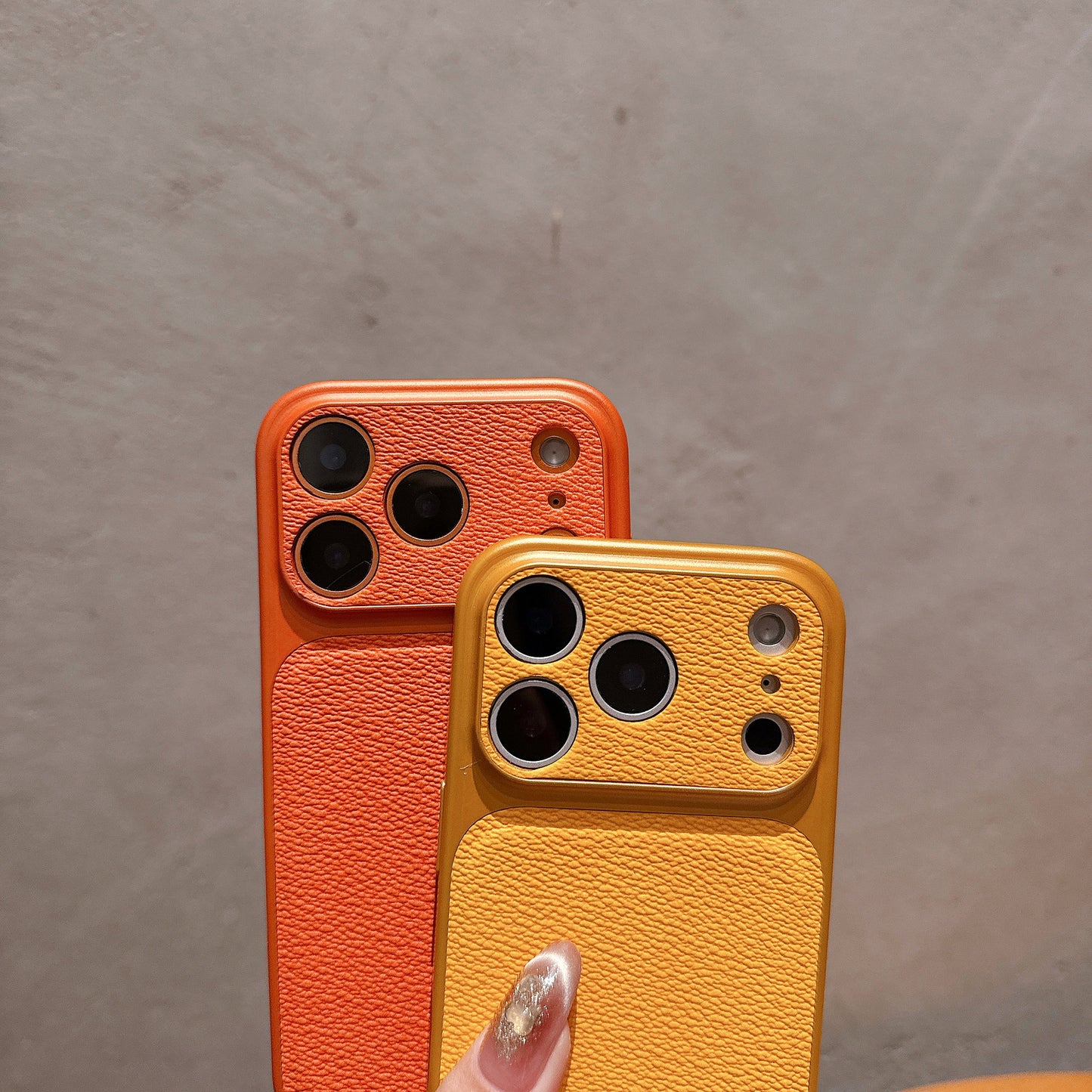 Apple Iphone Intantly Transforms Into Large View Business Style Lychee Textured Phone Case  (Exclusive)