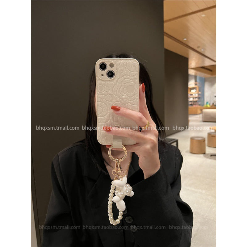 Apple Iphone series Camellia Puppy Pendant Suitable case (Exclusive)