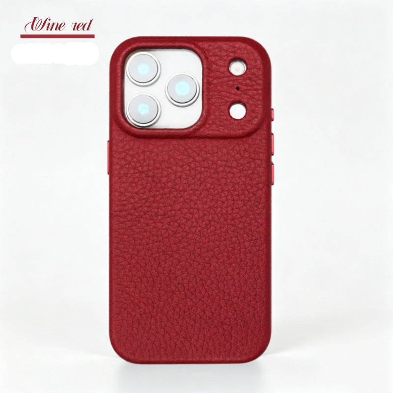 Apple iphone Genuine Leather Magnetic Full-Cover Leather Case (Exclusive)