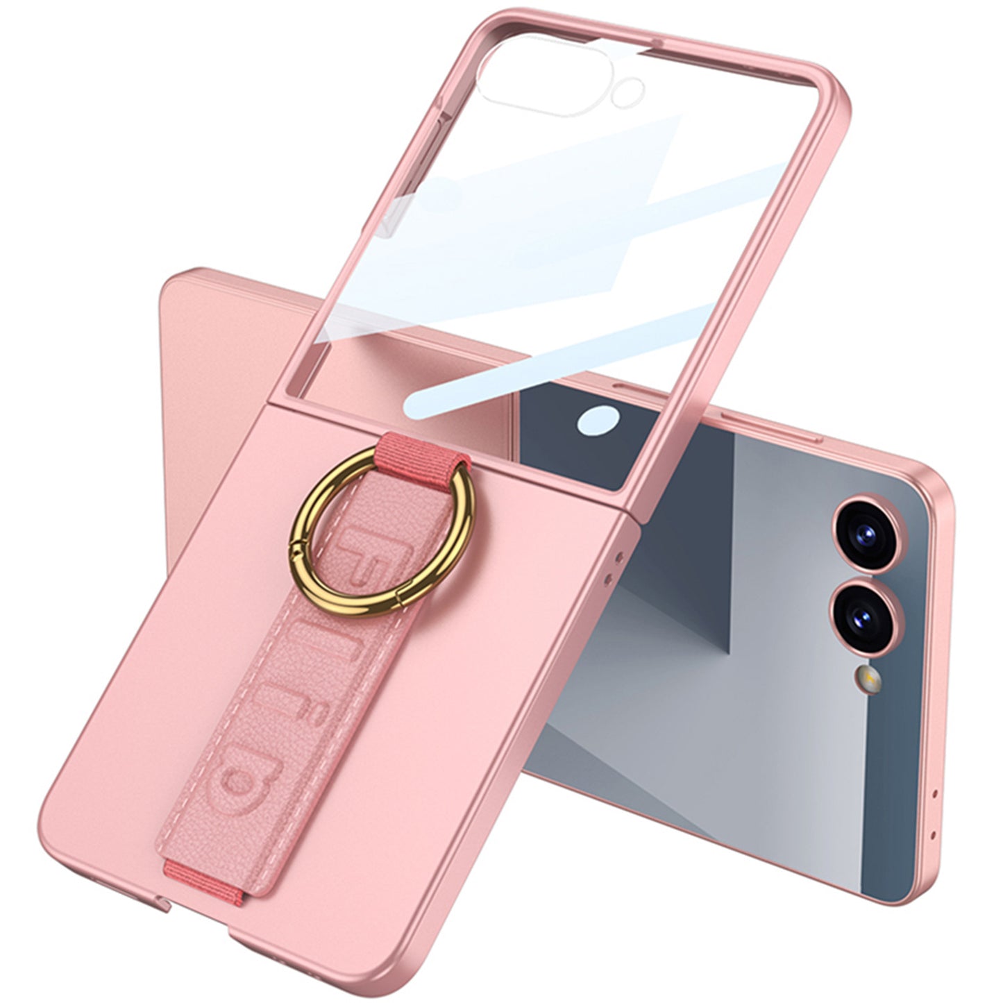 Samsung Flip Series Case Ultra-Thin Ring Wristband Shell Film Integrated (Exclusive)