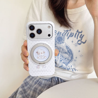Apple iphone Splash-Ink Dachshund Rotating Pivot Case (Exclusive)