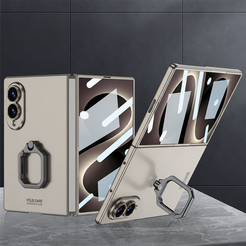 Samsung Foldable Protective Cover, Ring Stand, Anti-Fall Phone Case (Exclusive)