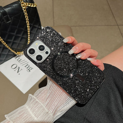 Apple iphone Glitter Sequin Strong Flash Diamond Phone Case (Exclusive)