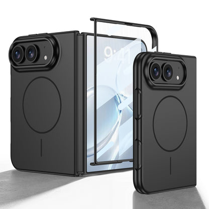 Apple Iphone Ultra fold minimalist magnetic folding features a soft, magnetic feel and built-in magnetic shockproof design case (Exclusive)
