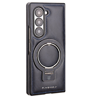 Samsung Fold series Racket Holder Galaxy Magnetic  Creative Men's Leather Case (Exclusive)