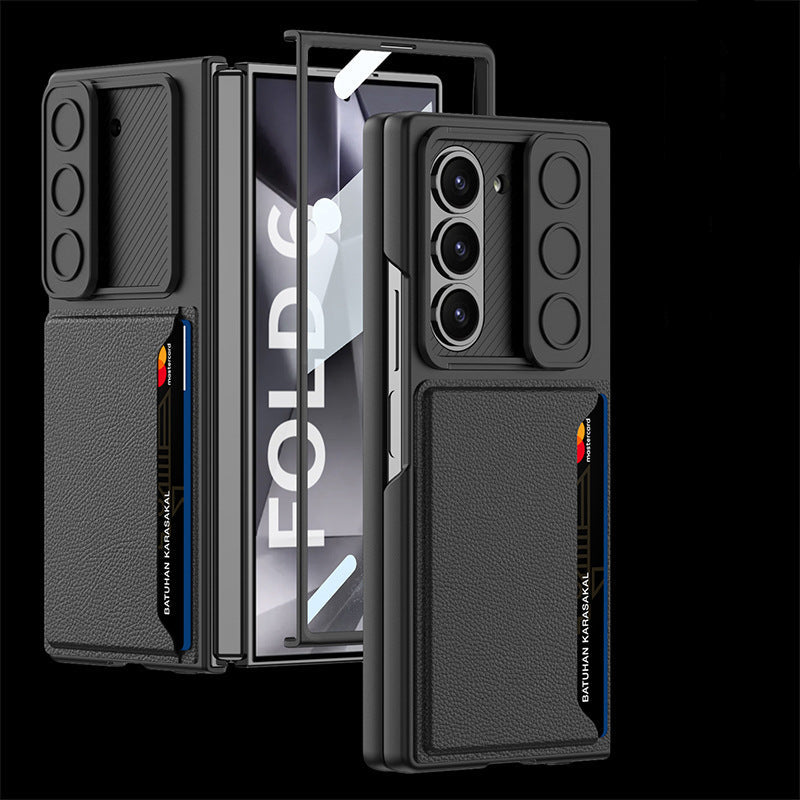 Samsung Fold card holder, sliding window lens protective case (Exclusive)