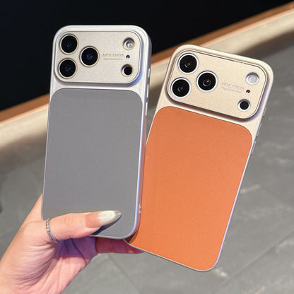 Apple Iphone Large Window Design, Plain Leather Case (Exclusive)