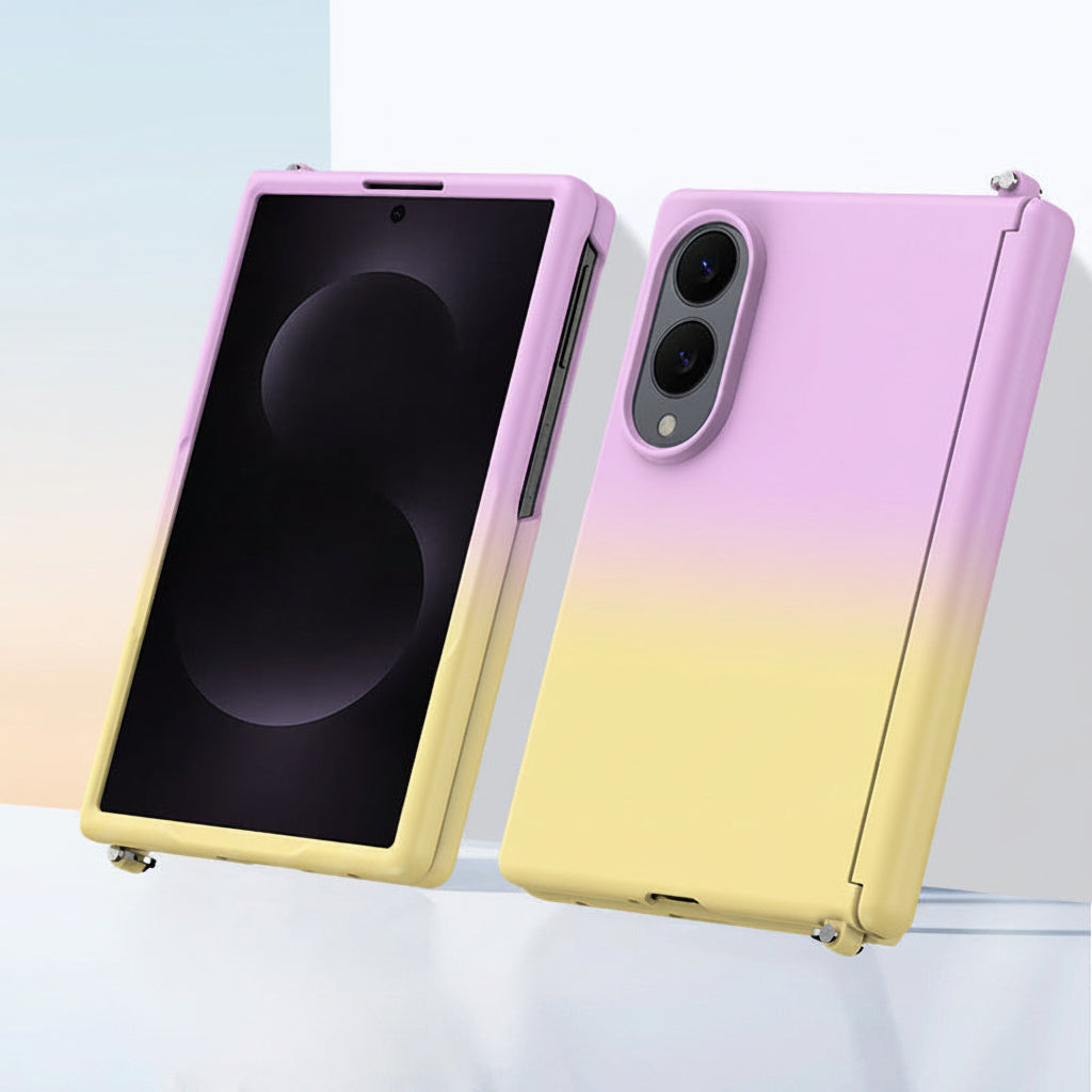 Samsung Fold Mirror Shield Skin-Like Texture Foldable Protective Case (Exclusive)