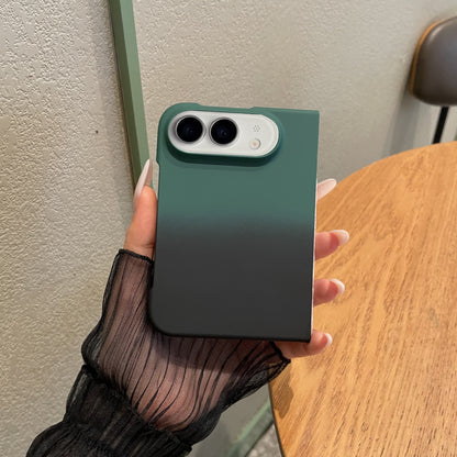 Apple Iphone Ultra fold series skin-textured gradient dual-color design case (Exclusive)
