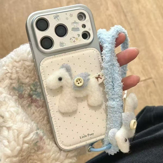 Apple iphone Polka Dot Three-Dimensional  Leather Texture Case (Exclusive)