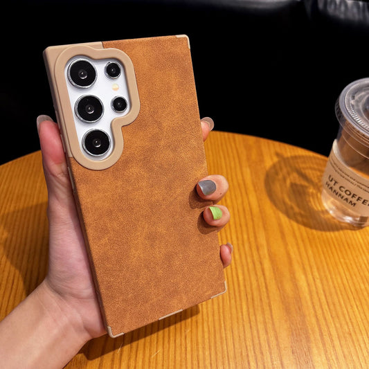 Samsung Ultra series Business Retro Suede Leather Phone Case (Exclusive)