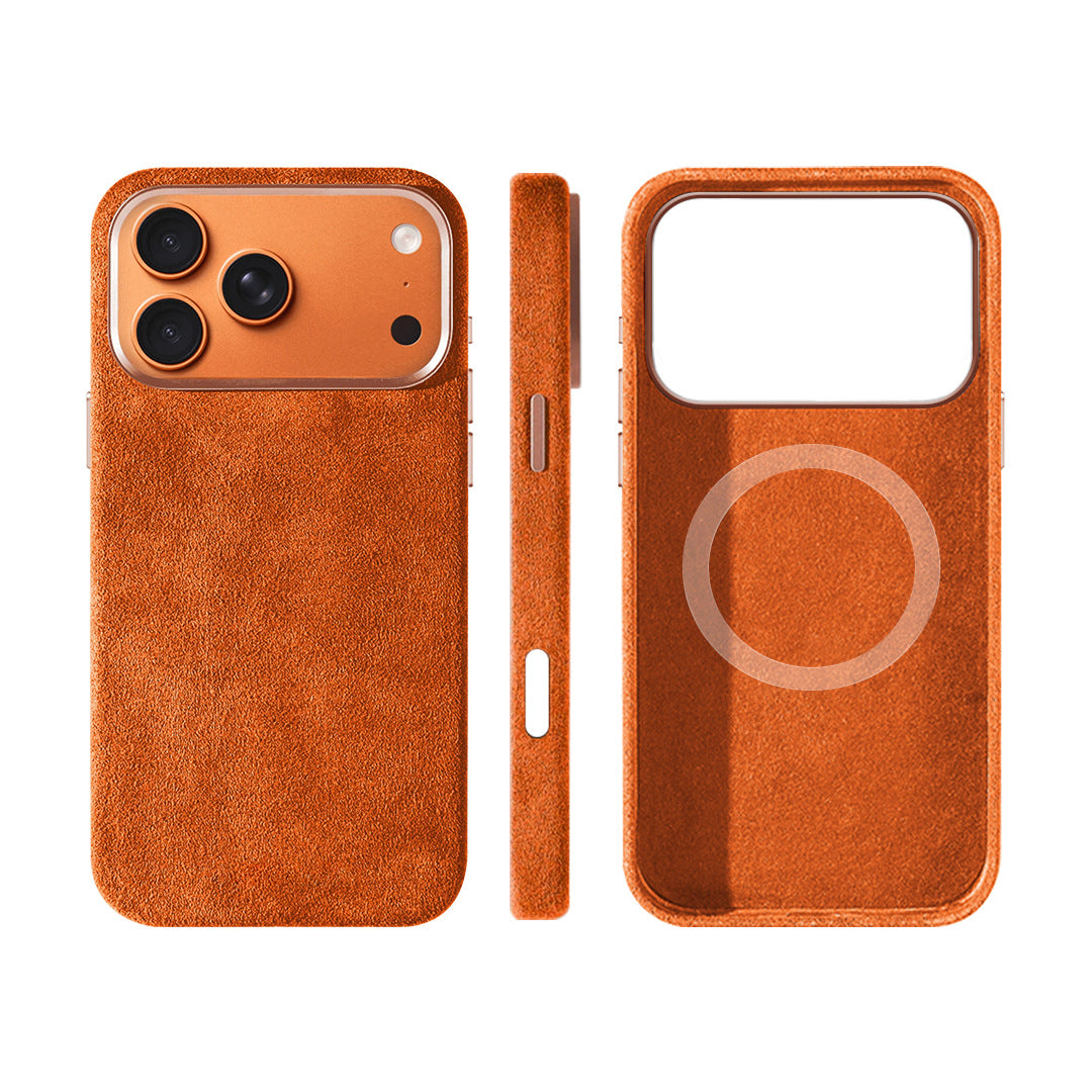 Apple Iphone series Suitable Alcantara Mobile Phone Case (Exclusive)