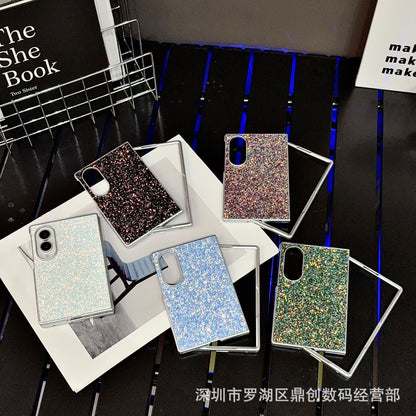 Samsung Z Fold gradient glitter phone case (Exclusive)
