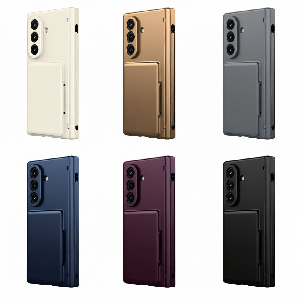 Samsung Fold series Europe and America Style Card Holder, Pen Slot, Folding Stand (Exclusive)