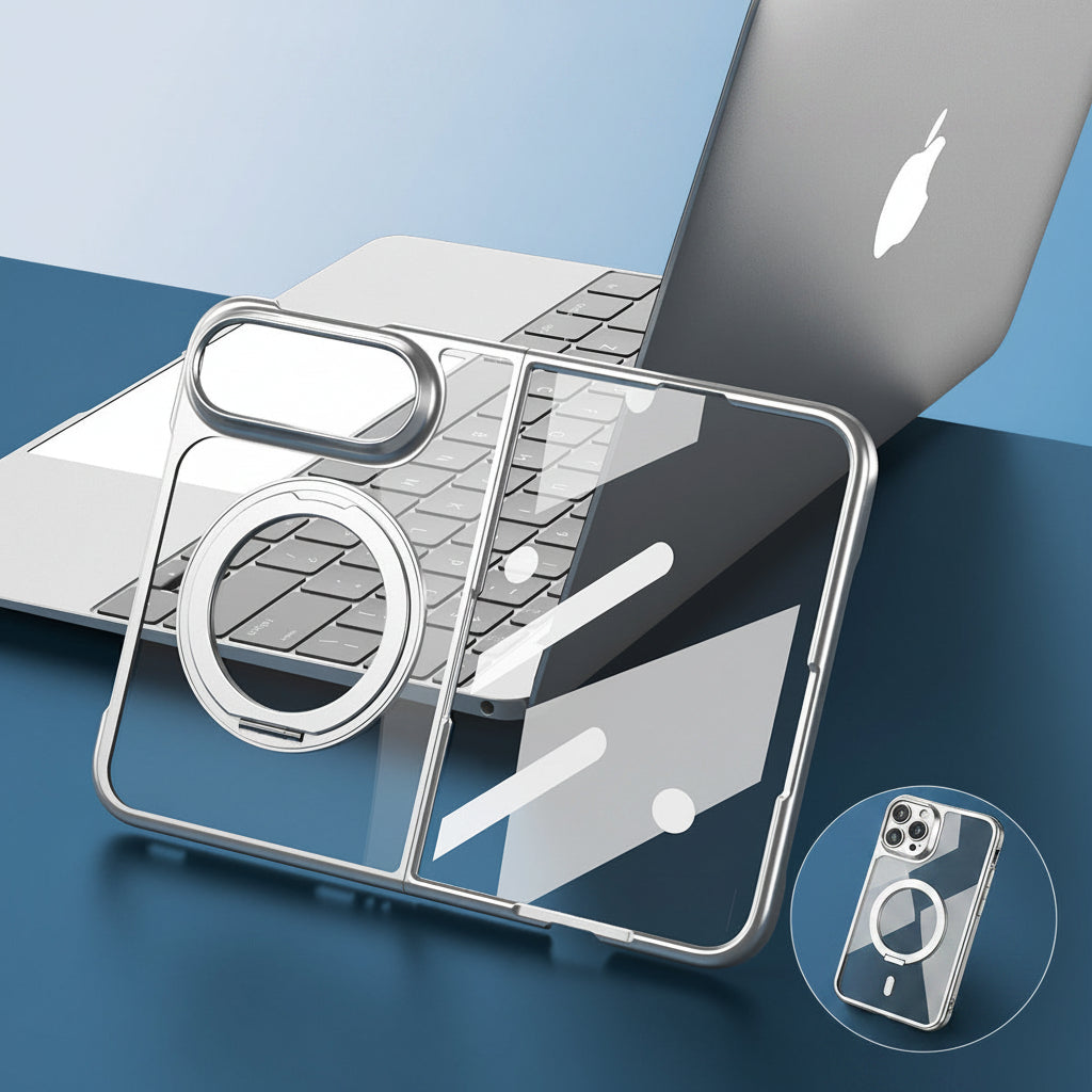 Apple iPhone Ultra Fold Rotating Stand Magnetic Phone Case (Exclusive)