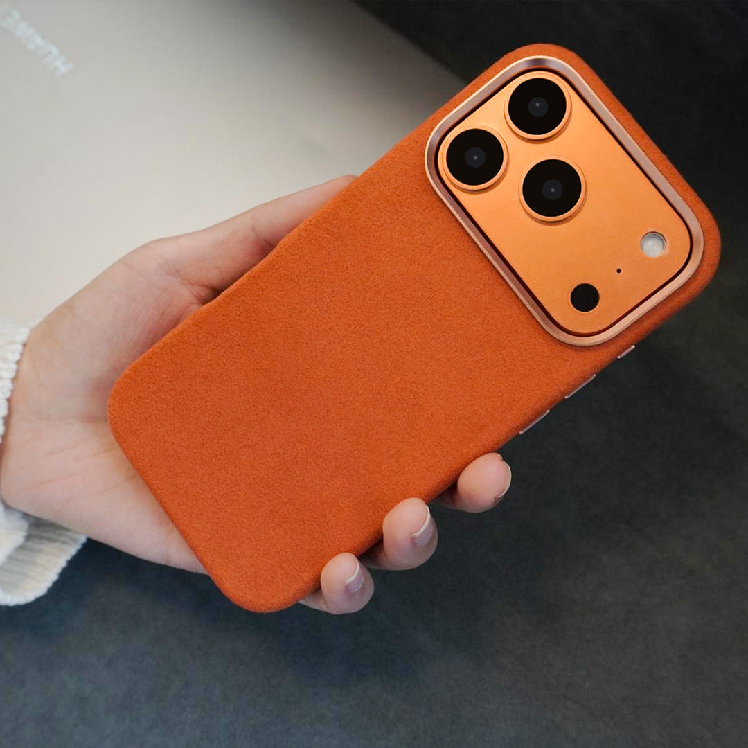 Apple Iphone series Suitable Alcantara Mobile Phone Case (Exclusive)