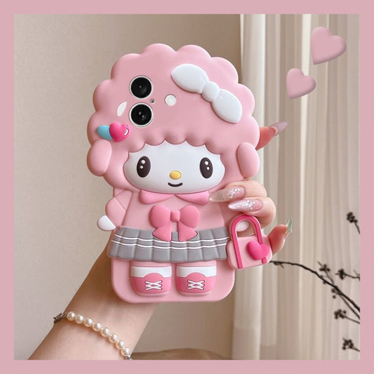 Apple iphone Playful and Fashionable Cartoon Biai Nuo Lamb Case (Exclusive)