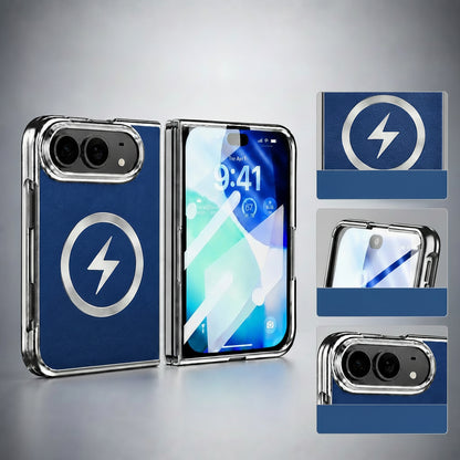 Apple Iphone Ultra series foldable screen magnetic phone with screen protector case (Exclusive)