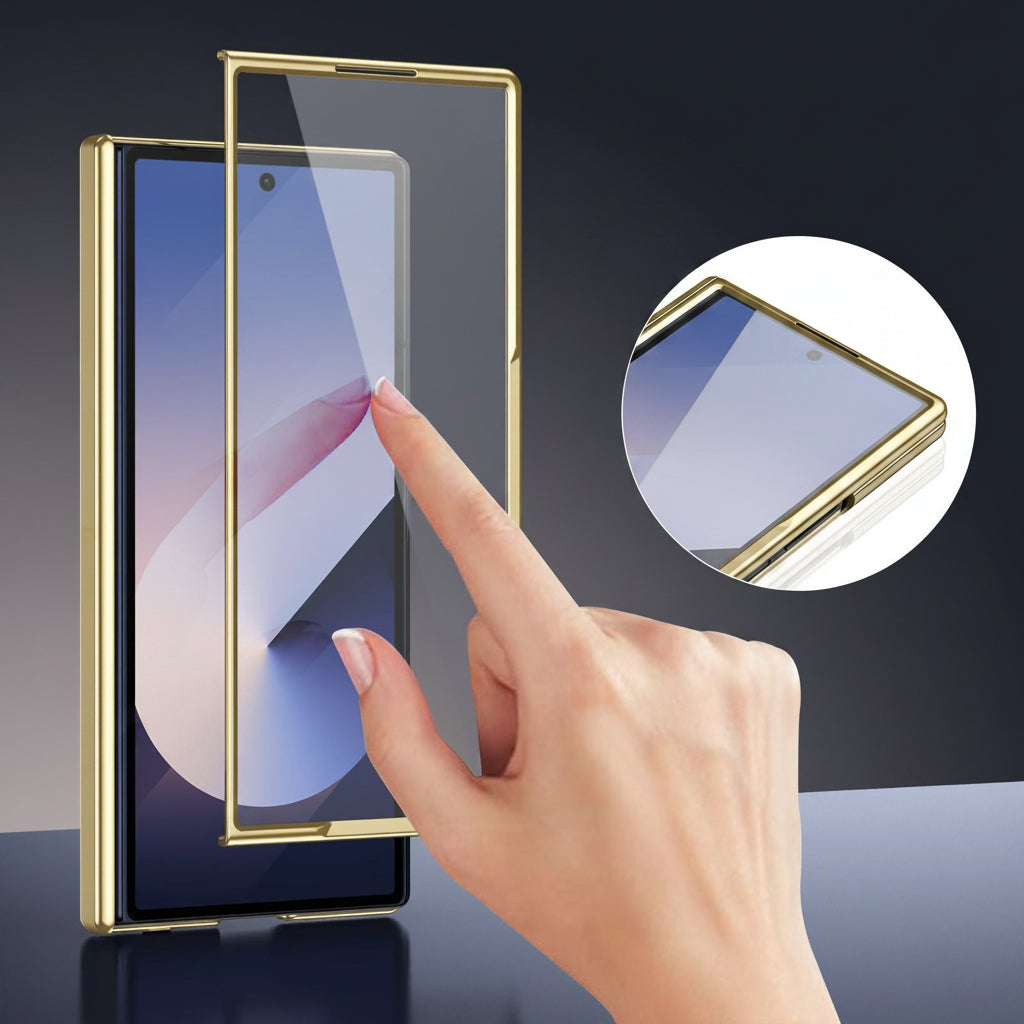 Samsung Fold series Electroplated PC Folding Ultra with Full Hinge Coverage Case (Exclusive)