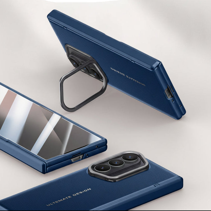 Samsung Fold series Plain Leather Phone Case (Exclusive)