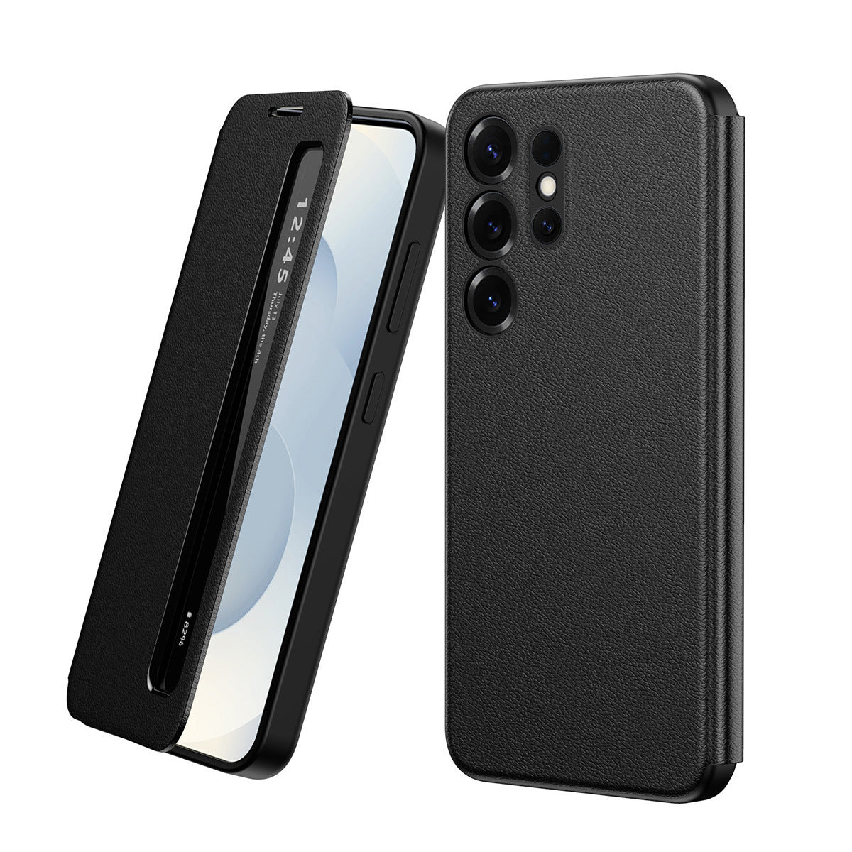 Samsung Fold and Ultra series Leather Flip Smart App Side case (Exclusive)