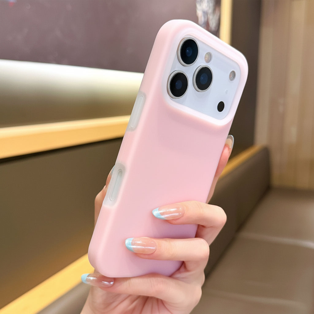 Apple Iphone series Liquid Jelly Magnetic Suction Suitable Pure Color Mobile Phone Case (Exclusive)