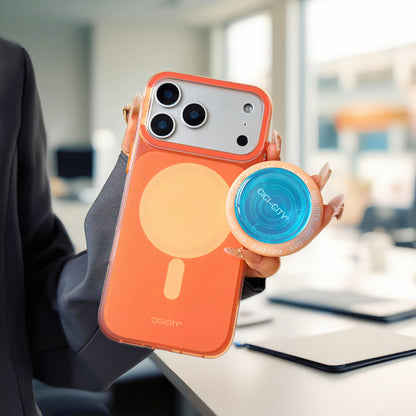 Apple Iphone Macaron High-End Laser Pure Magnetic Suction Holder Case (Exclusive)