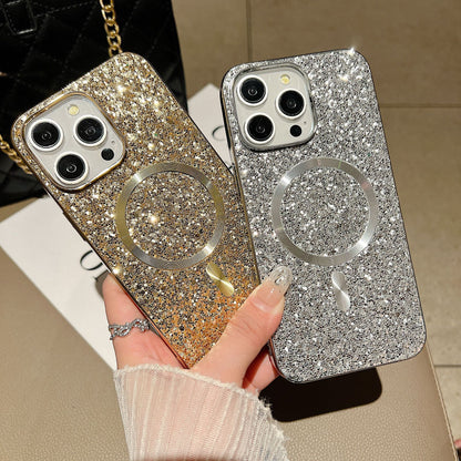 Apple iphone Glitter Sequin Strong Flash Diamond Phone Case (Exclusive)