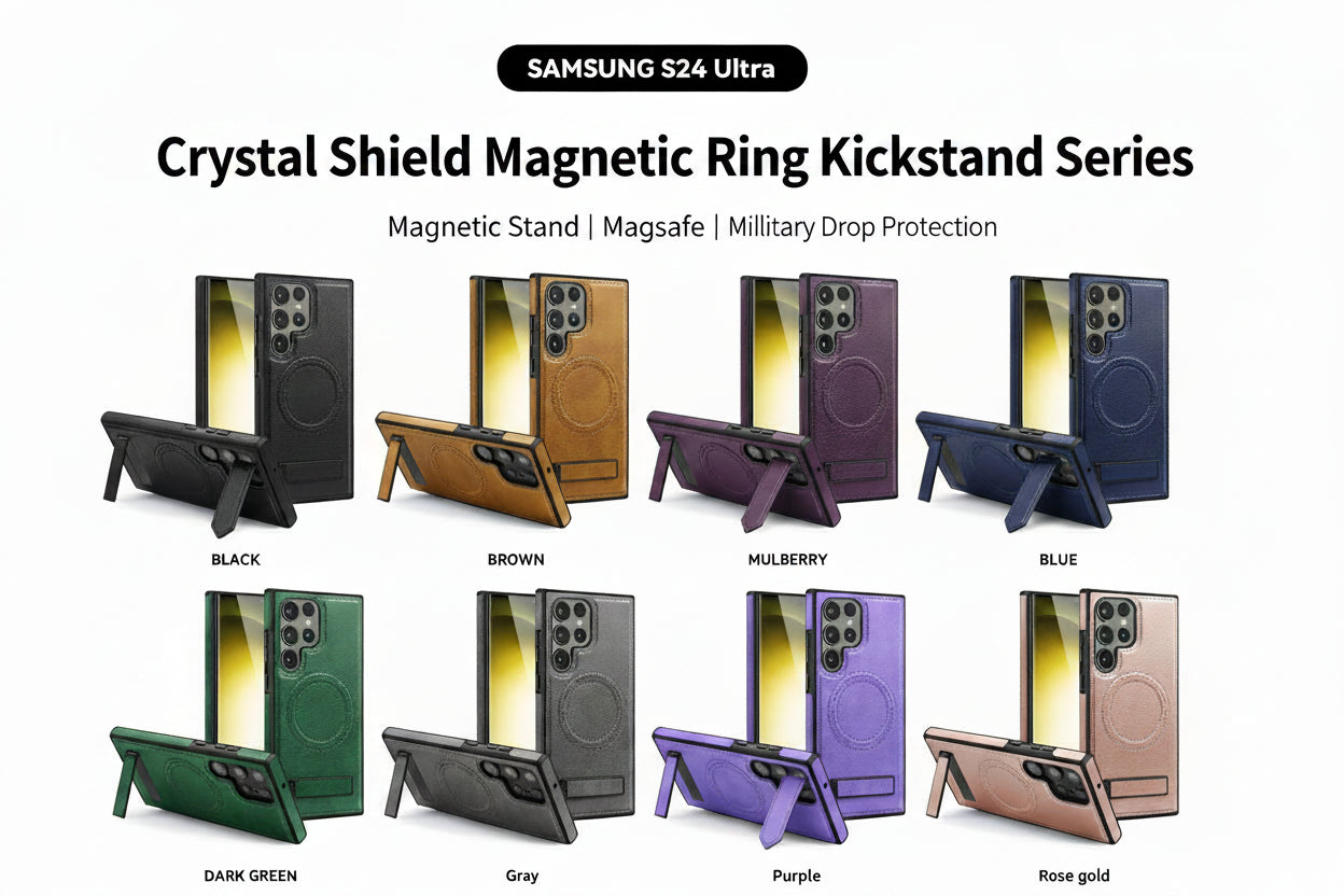 Samsung Ultra Series Advanced Sense Crystal Shield Leather Case (Exclusive)
