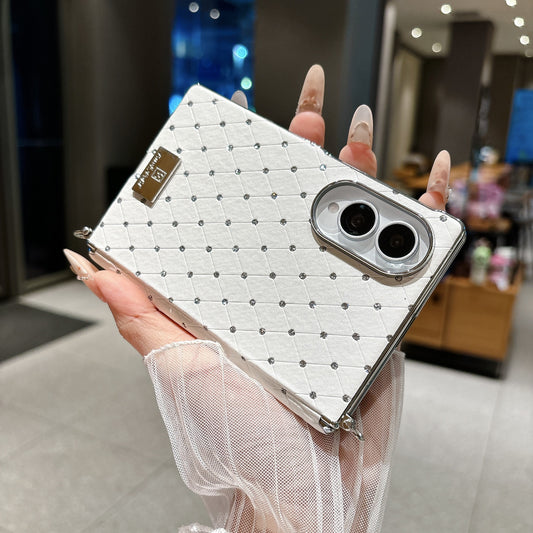 Samsung Z Fold Chanel-style  folding phone Case (Exclusive)