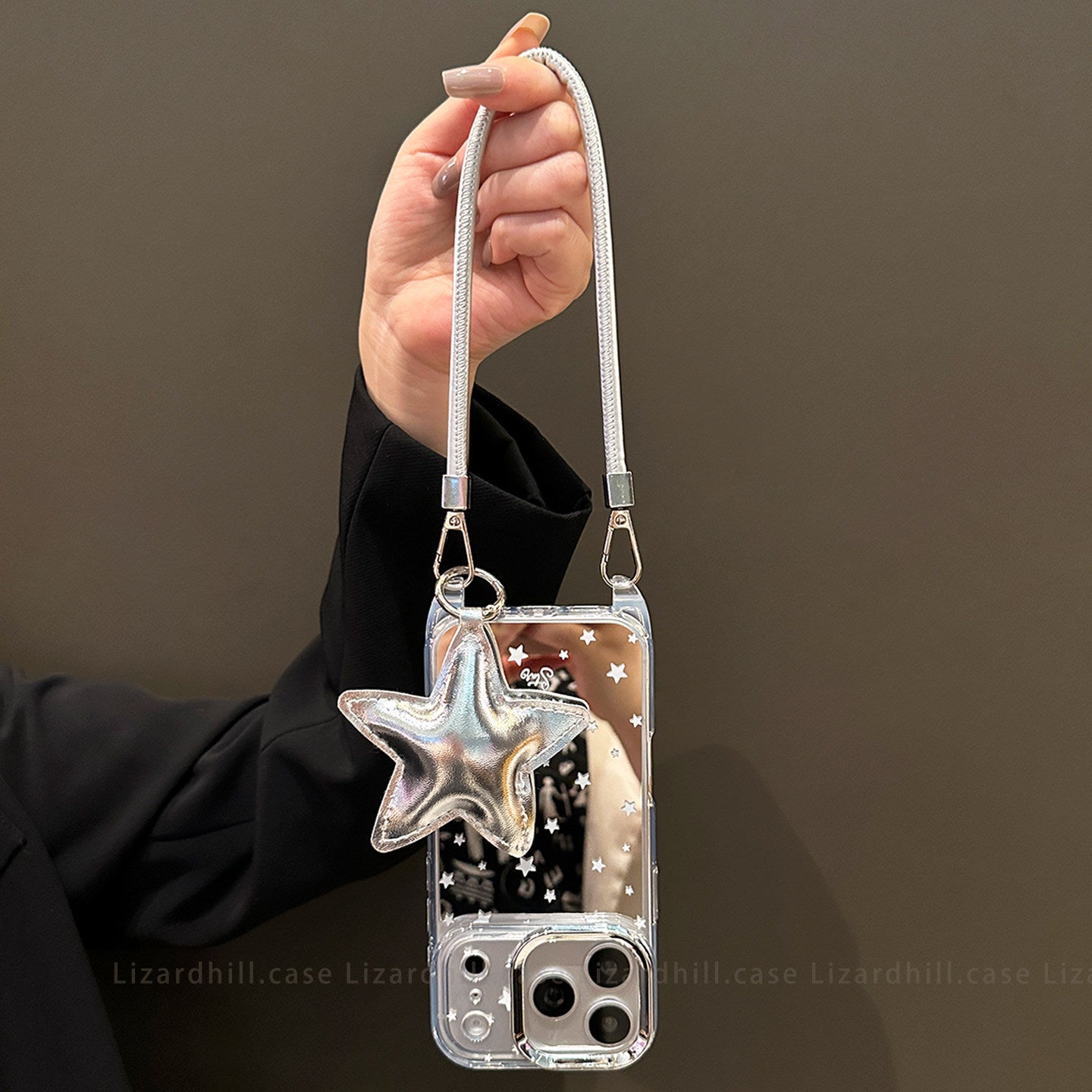 Apple Iphone series High-end mirror finish with full-screen stars Case (Exclusive)