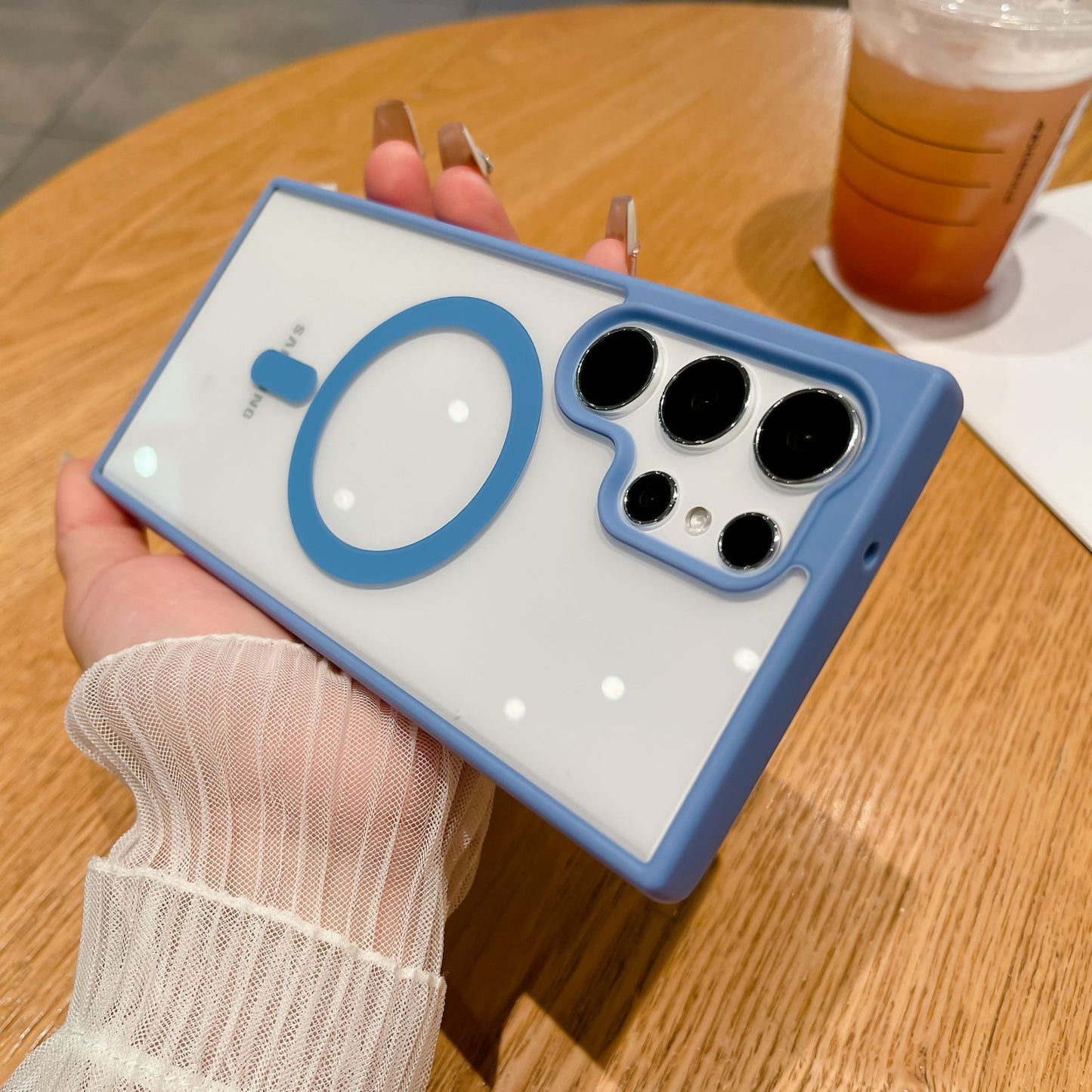 Samsung Ultra Series Transparent Acrylic Cover with Superior Drop-Resistant  (Exclusive)