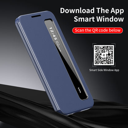 Samsung Fold and Ultra series Leather Flip Smart App Side case (Exclusive)