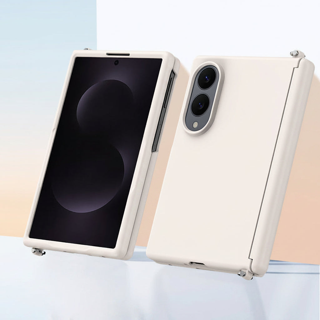 Samsung Fold Mirror Shield Skin-Like Texture Foldable Protective Case (Exclusive)