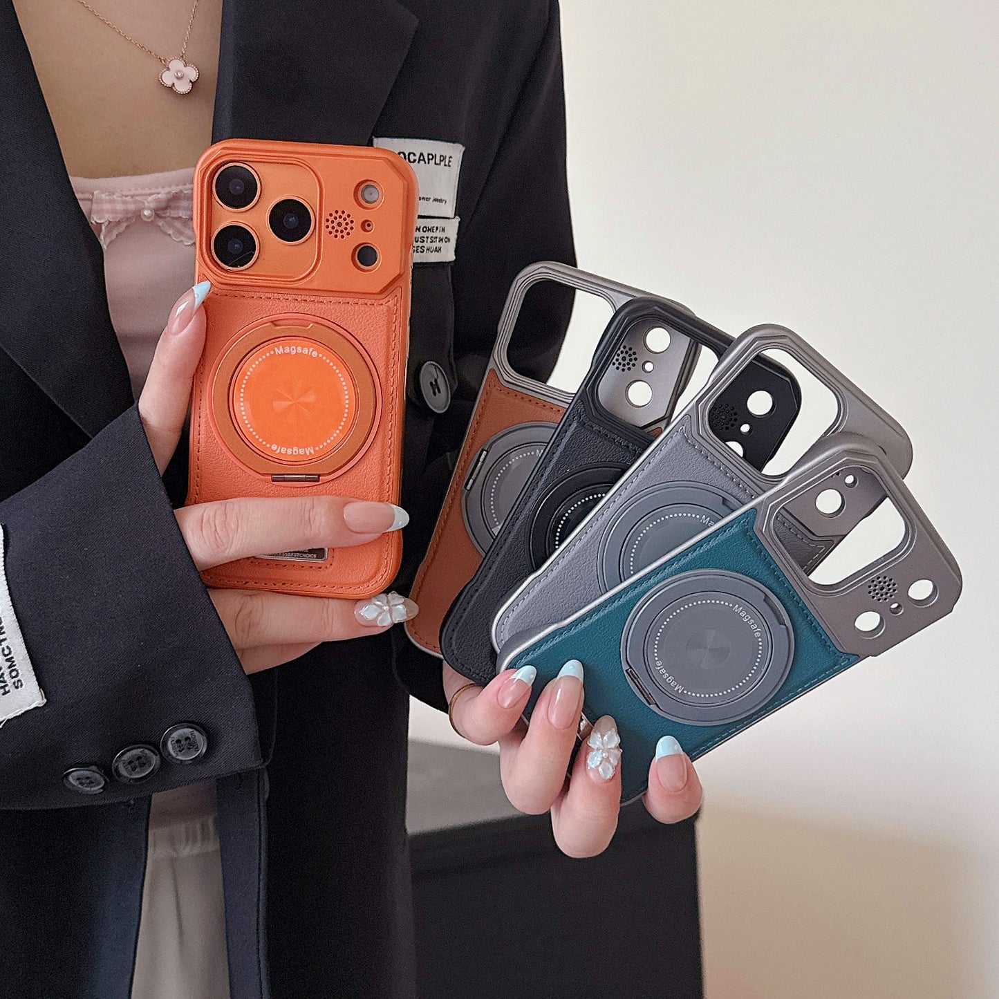 Apple Iphone Popular frameless aromatherapy 360° stand Case (Exclusive)