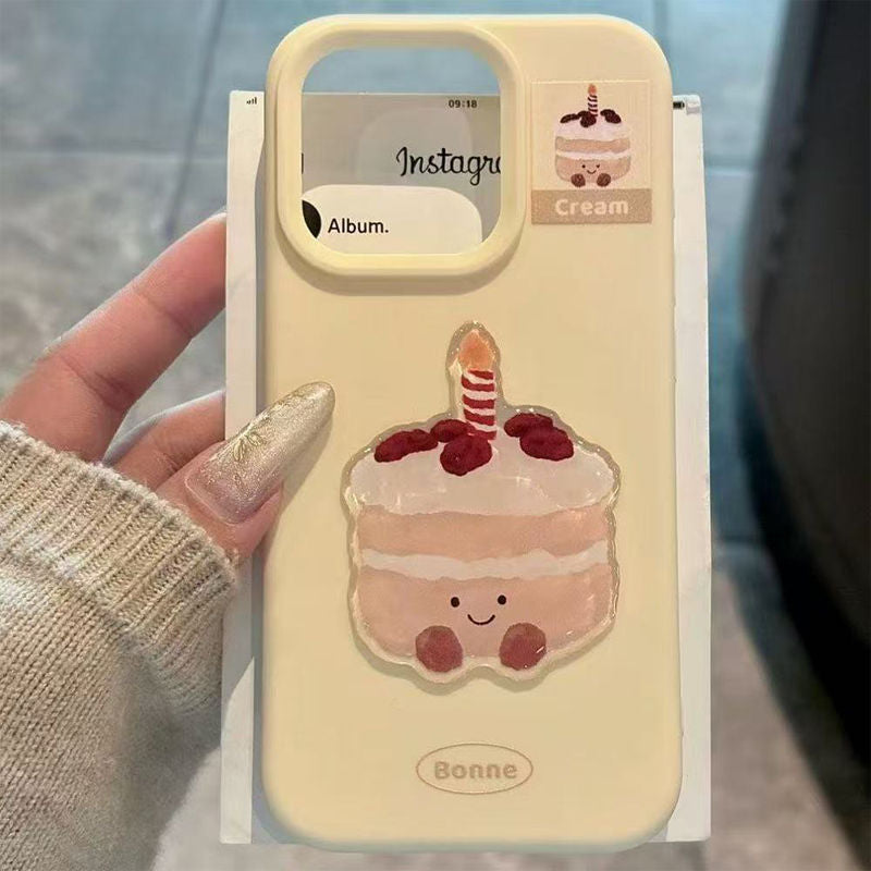 Apple Iphone New Style Strawberry Cake Case (Exclusive)