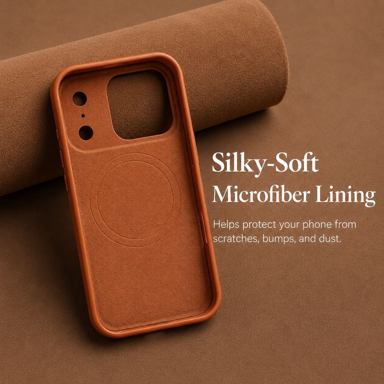 Apple iphone Genuine Leather Magnetic Full-Cover Leather Case (Exclusive)