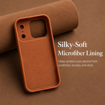 Apple iphone Genuine Leather Magnetic Full-Cover Leather Case (Exclusive)